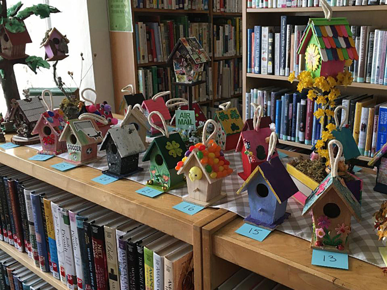 Vote for Your Favorite Birdhouse at Wallkill Library