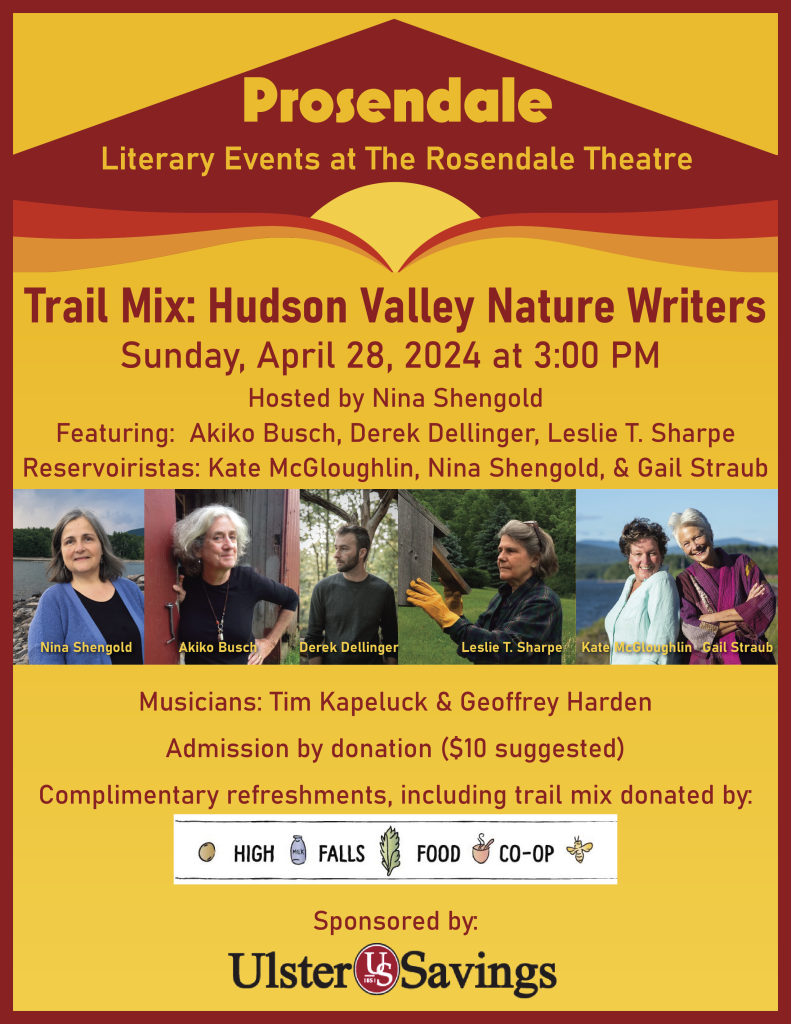 Hudson Valley Nature Writers Celebrated at Rosendale Theatre