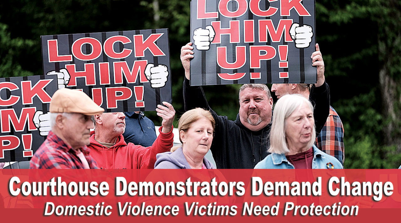 Courthouse Demonstrators Demand Change