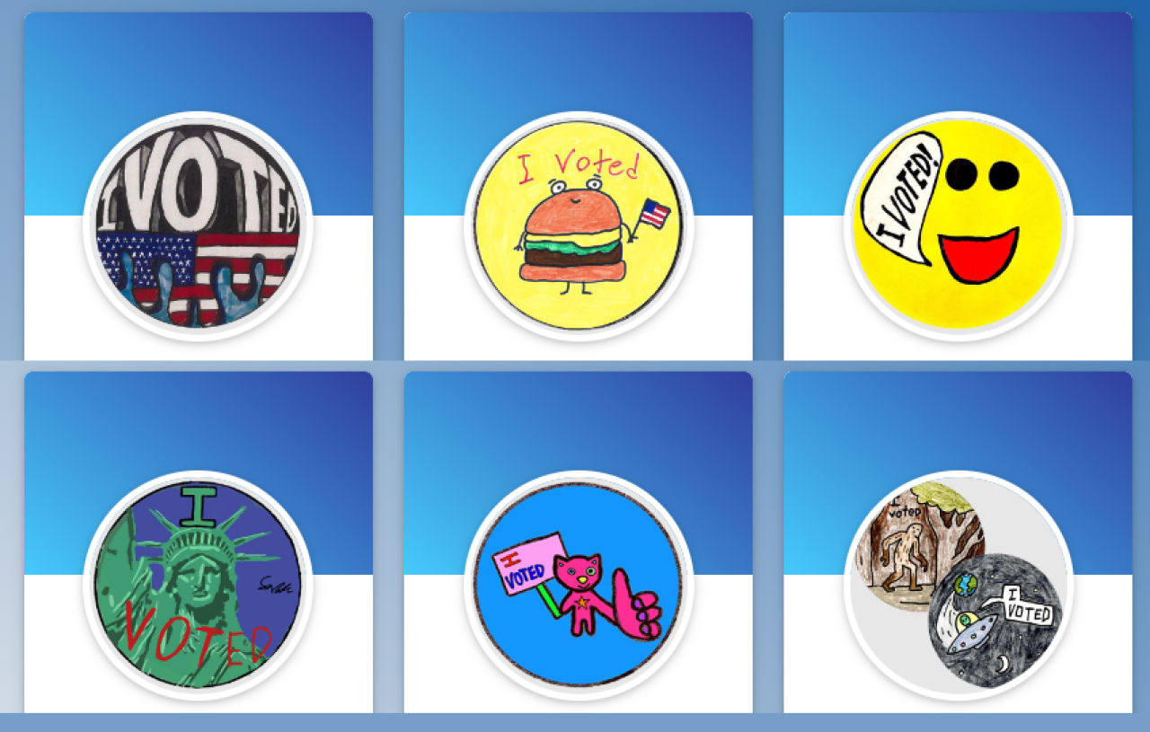 Creativity on Display in Ulster County's "I Voted" Sticker Contest