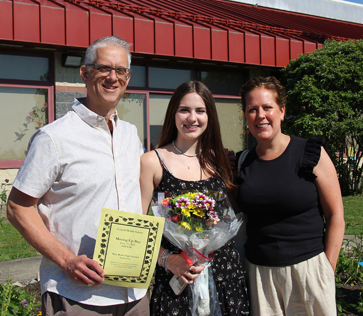 Crispell Middle School Honors Graduating 8th Graders