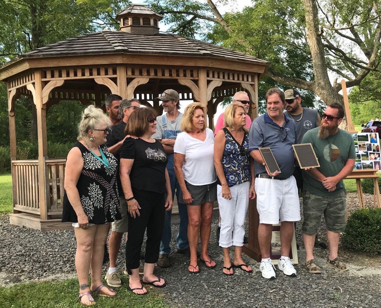 Crawford Honors Wild Family With Gazebo
