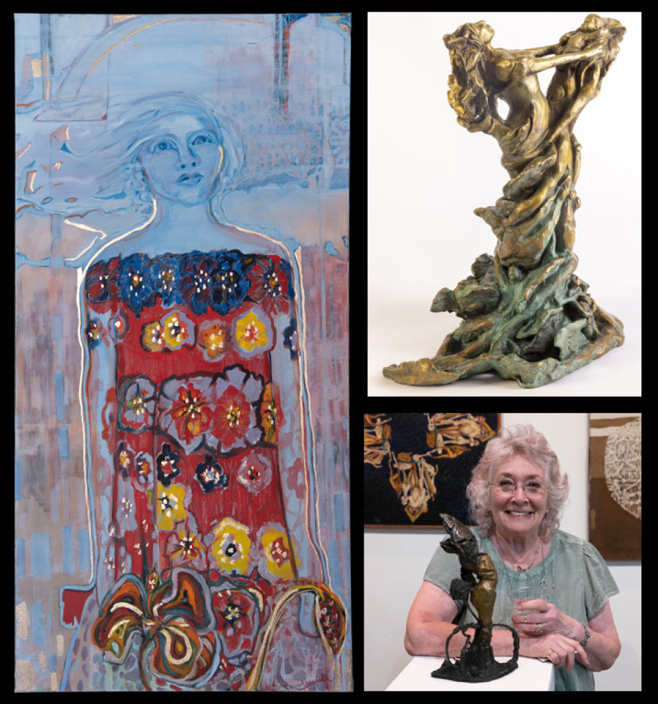 Highlighting Divine Femininity: Barrett's Art on Display at Gallery