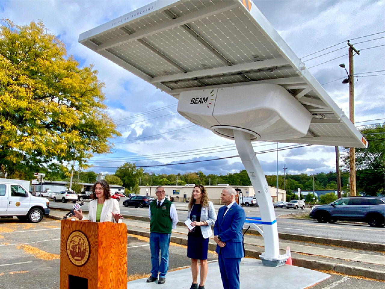 Ulster County Unveils Solar-Powered EV Charging Station